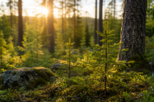 Nyförvärvad skog